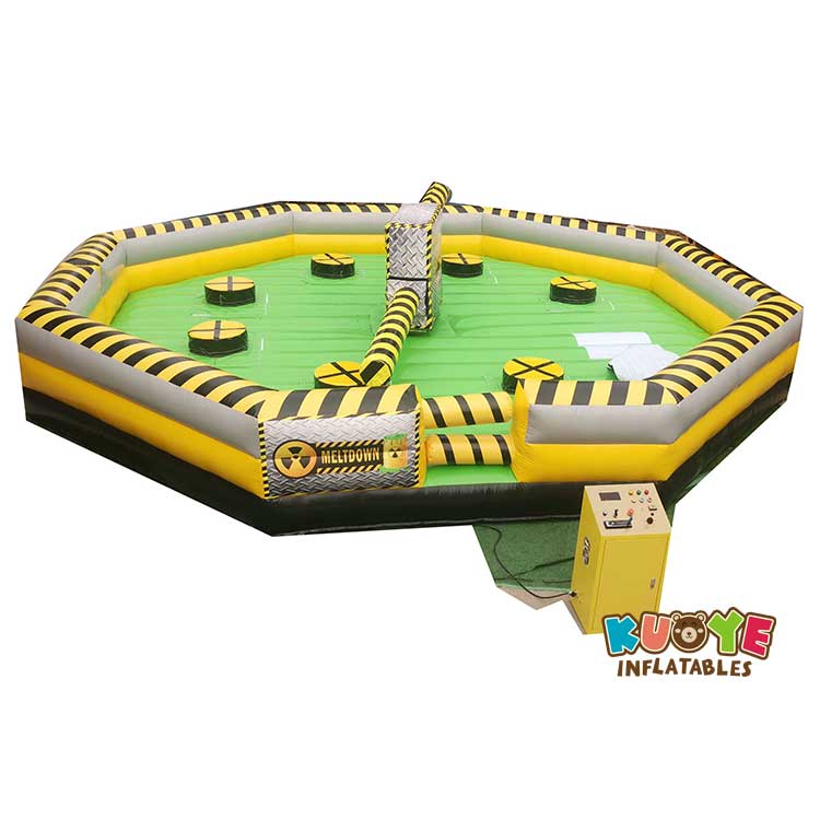 MR013 8 Players Toxic Meltdown Inflatable Wipeout Mechanical Rides for sale 3