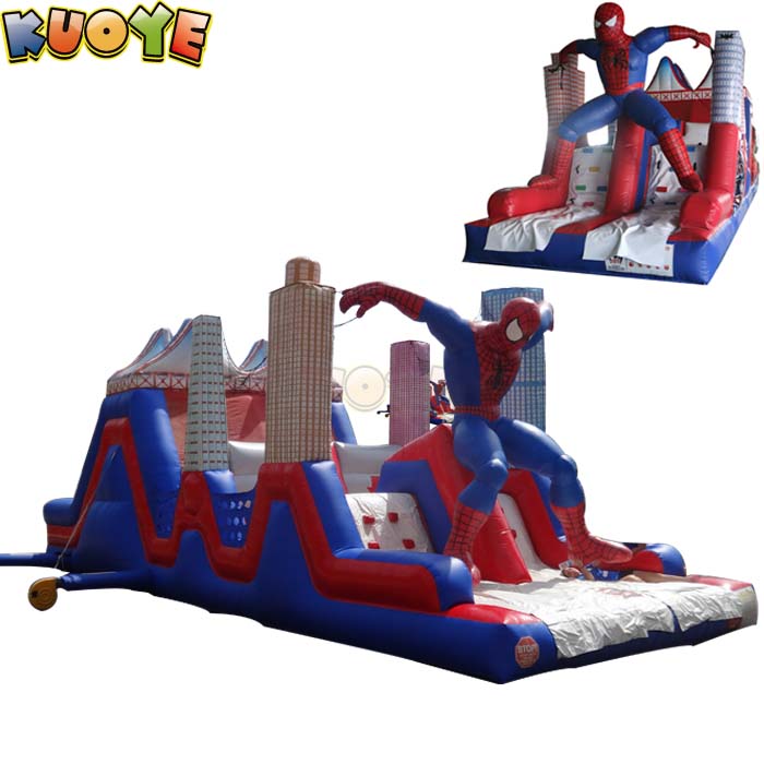 KYOB22 Spiderman Inflatable Obstacle Course Obstacle Courses for sale 4
