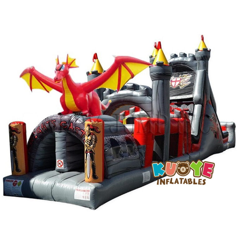 OC001 Outdoor Commercial Dragon Obstacle Course Inflatable Obstacle Courses for sale 3
