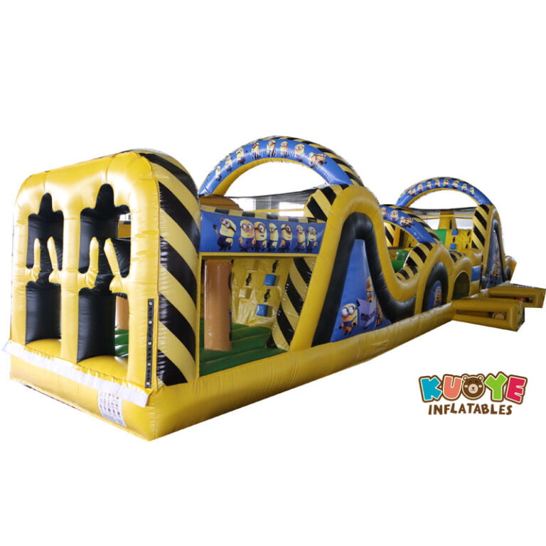 OC008 15m Minions Rush Obstacle Course Inflatable Obstacle Courses for sale 4