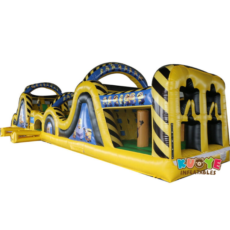 OC008 15m Minions Rush Obstacle Course Inflatable Obstacle Courses for sale 3