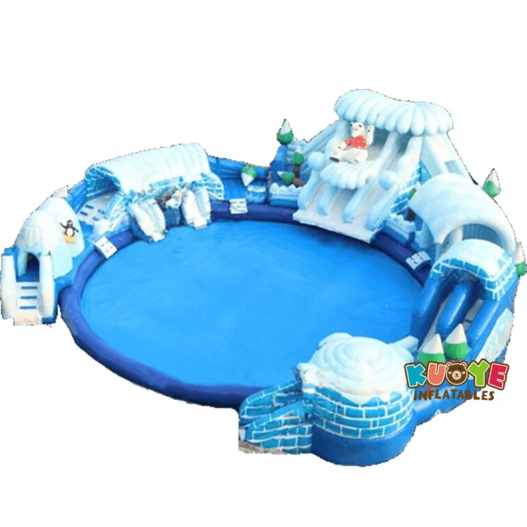 WG1821 Inflatable Frozen Water Park Land Based Water Parks for sale