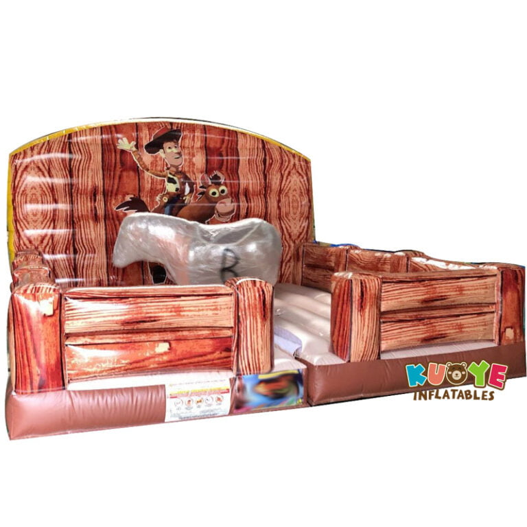 MR001 Rodeo Horse Simulator Carnival Game Mechanical Bull Ride Mechanical Rides for sale 3