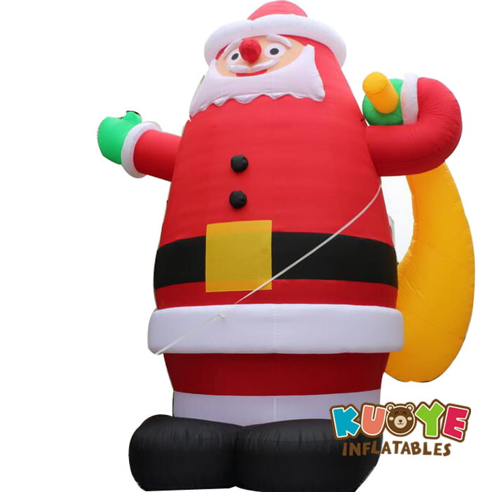 Xmas006 8m Amazing Inflatable Giant Christmas Santa Claus with Gift Xmas Themes for sale 8