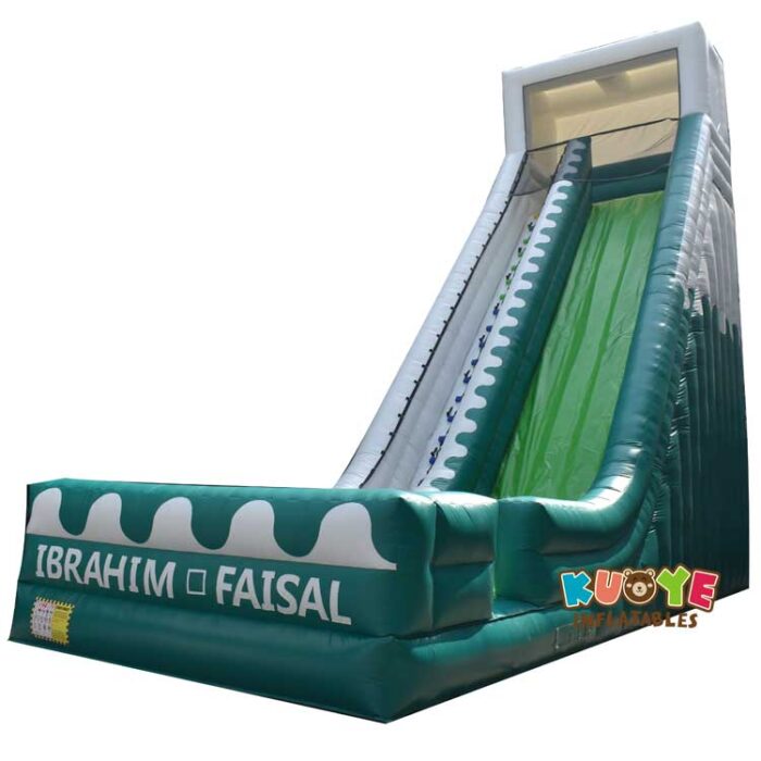 SL034 Custom Saudi Arabia Flag High Inflatable Slide Inflatable Slides for sale