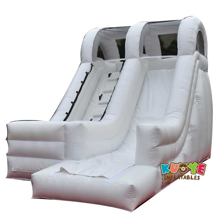 SL035 Small White Inflatable Slide For Pool Inflatable Slides for sale