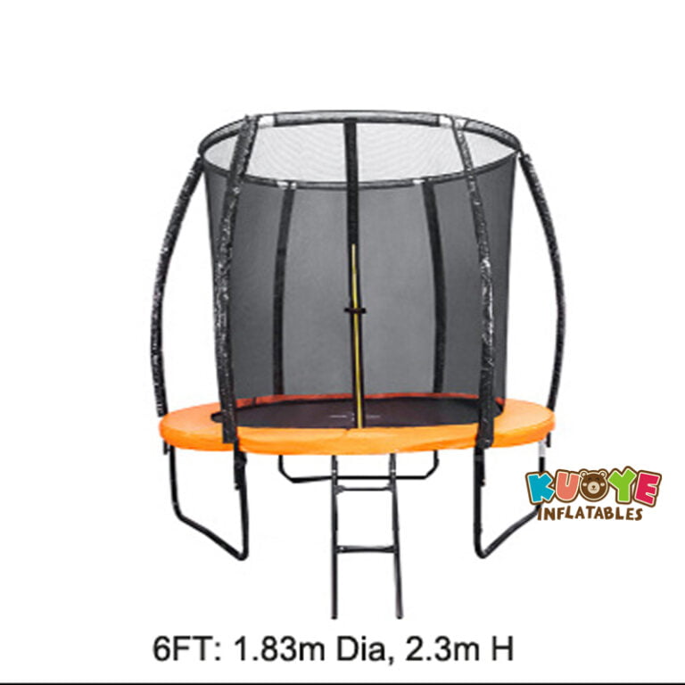 T002 6ft Trampoline with Basketball Hoop Trampolines for sale 4