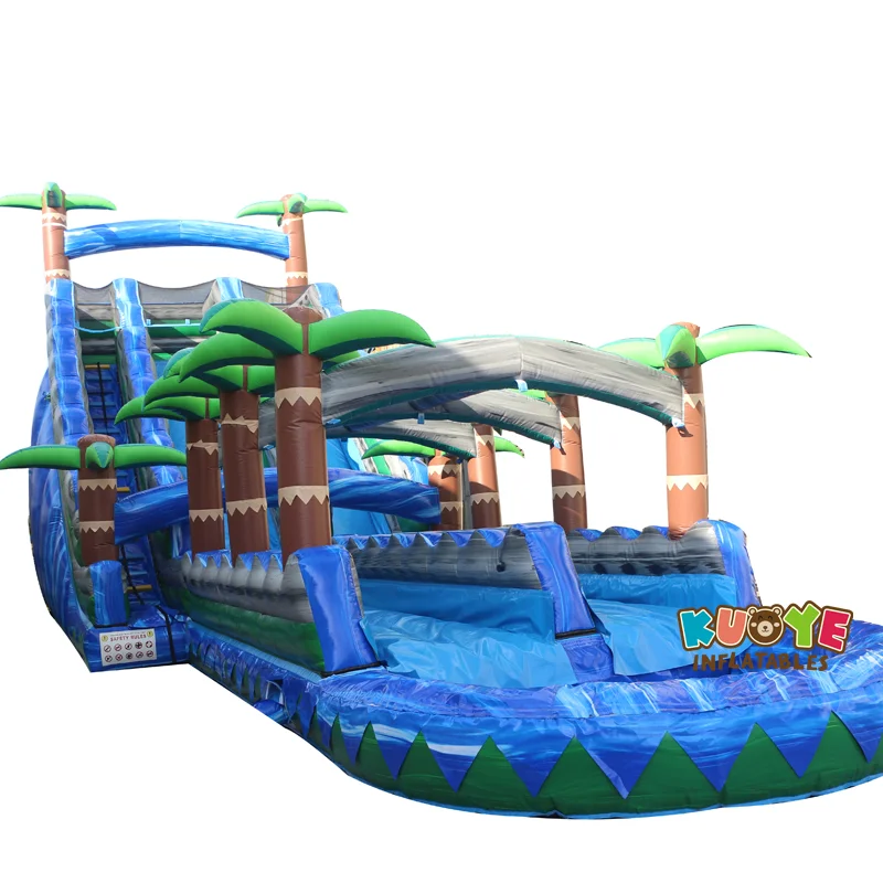WS1832 Blue Crush Inflatable Water Slide Water Slides Water Slides 3 WS1832 Blue Crush Inflatable Water Slide Water Slides for sale 3