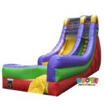 WS040 18FT Retro Rainbow Inflatable Slide