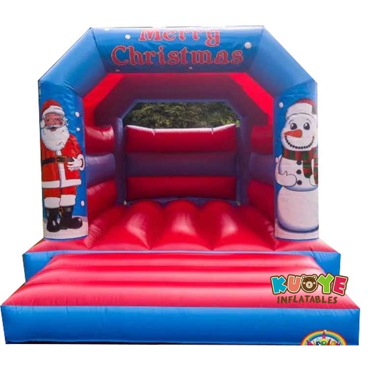 BH126 Commercial Christmas Moonwalk Bounce Houses / Bouncy Castles for sale 5