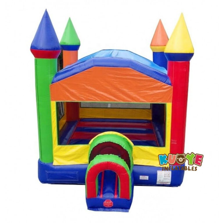 BH107 Rainbow Multi-Play Commercial Bounce House Bounce Houses / Bouncy Castles for sale 5