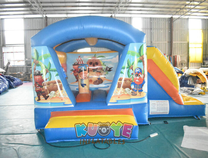 CB0107 Indoor Small Pirate Bouncy Castle with Slide Combo Units for sale 2