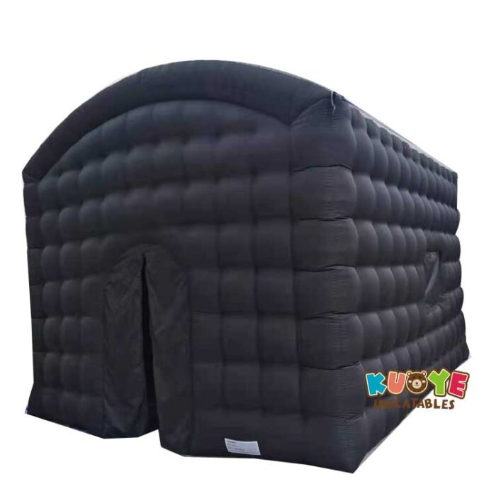 TT024  Black air cube tent inflatable screen move tent Tents for sale