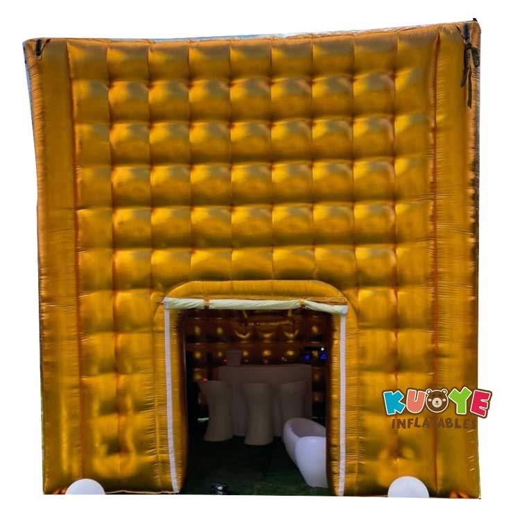 TT019 Gold 16x16x16 Feet Inflatable Cube Party Tent Tents for sale 5