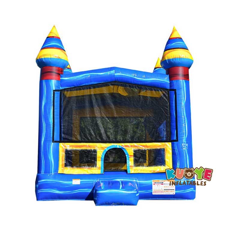 BH132 13′ x 13′  Blue Bounce House with Air Blower Bounce Houses / Bouncy Castles for sale 5