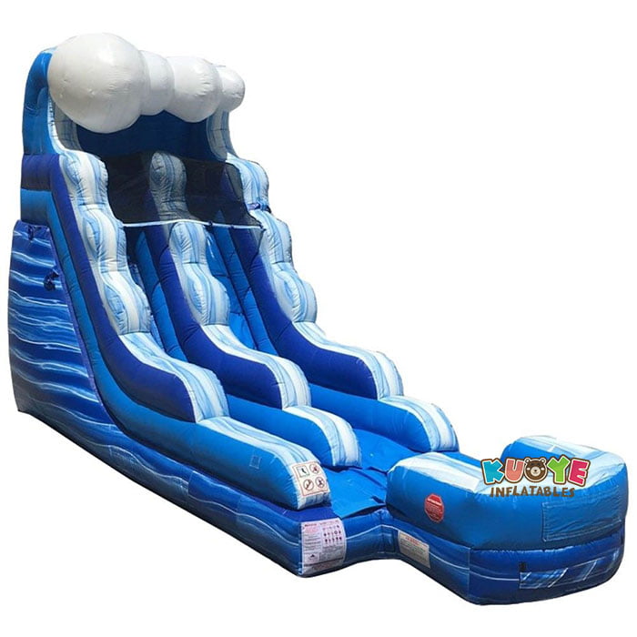 WS107 15′ Tidal Wave Marble Inflatable Water Slide Water Slides for sale 3