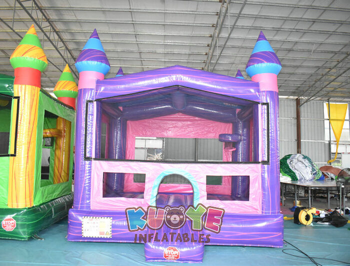 BH131 13′ X 13′  Purple Bounce House with Air Blower Bounce Houses for sale 2