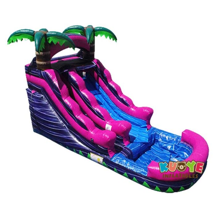 WS368 13FT Pink Purple Water Slide Water Slides for sale