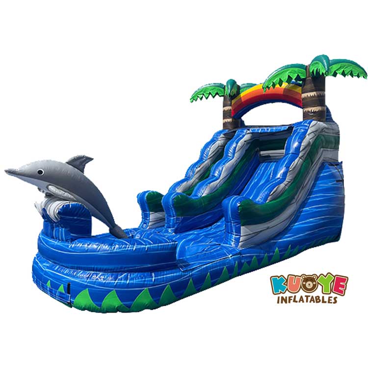 WS104 13FT Dolphin Water Slide Water Slides for sale 5