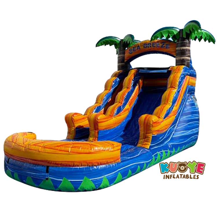 WS105 13FT Blue Yellow Water Slide Water Slides for sale 5
