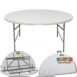 C005 5FT White Round Tables