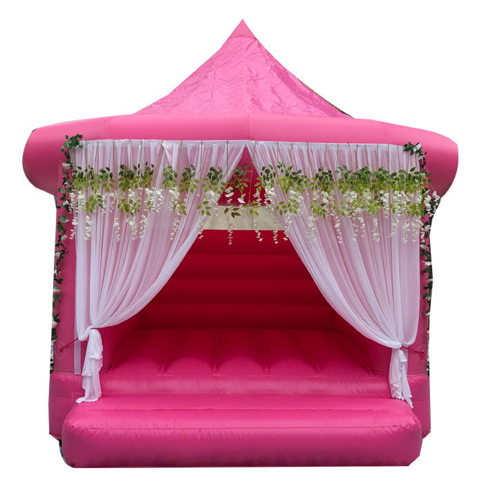 BH152 Pink Wedding Bouncy Castle Bounce Houses / Bouncy Castles for sale