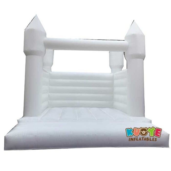 BH163 White Wedding Moonwalk Bounce Houses / Bouncy Castles for sale
