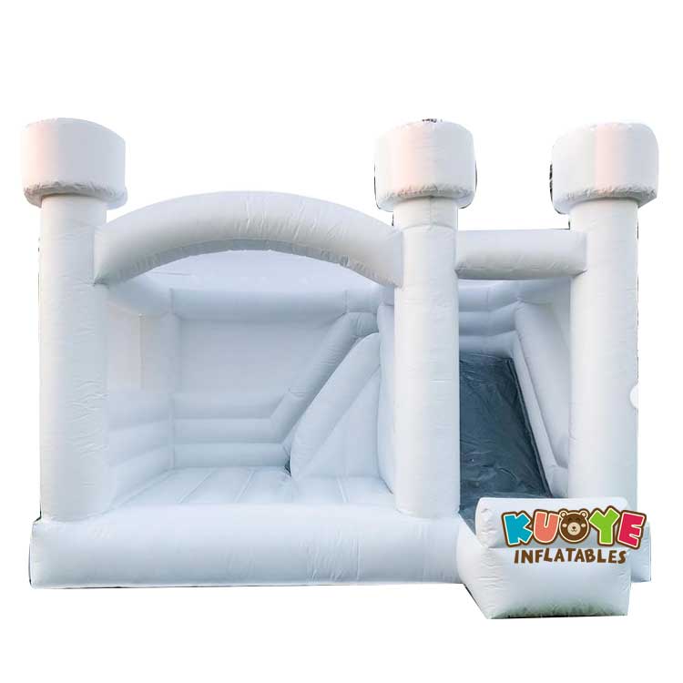 CB186 Kids White Bounce Slide Combo Units for sale