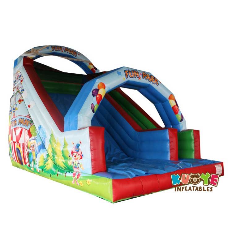 SL047 Circus Clown Fun Slide Inflatable Slides for sale