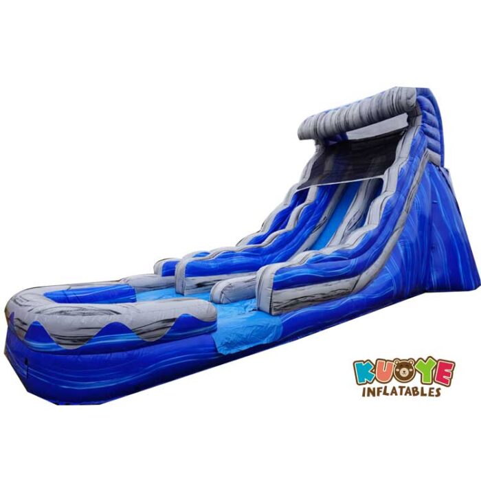 WS122 20 Ocean Wave Inflatable Dual Slide Wet/Dry Water Slides for sale