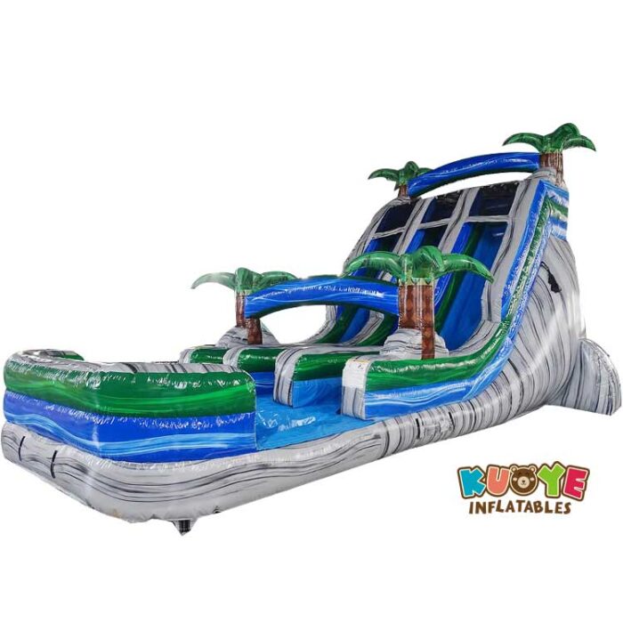 WS125 Aloha Splash Center Climb Water Slide Water Slides for sale