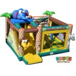 AP120 Safari Park Bouncy Castle with Slide