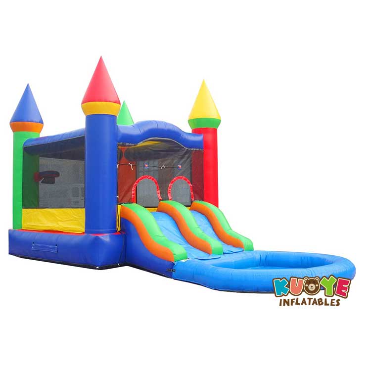 CB152 Crossover Dual Lane Bounce House Slide Combo Combo Units for sale 5