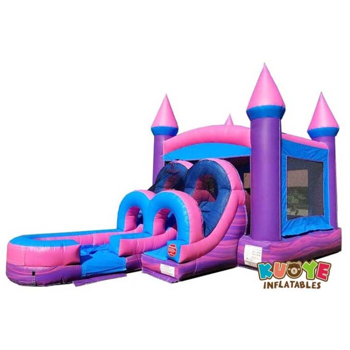 CB161 Princess Power Bounce House And Water Slide Combo Units for sale