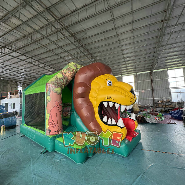 CB183 Lion Bouncy Castle With Slide (9) CB183 Lion Bouncy Castle With Slide (9)