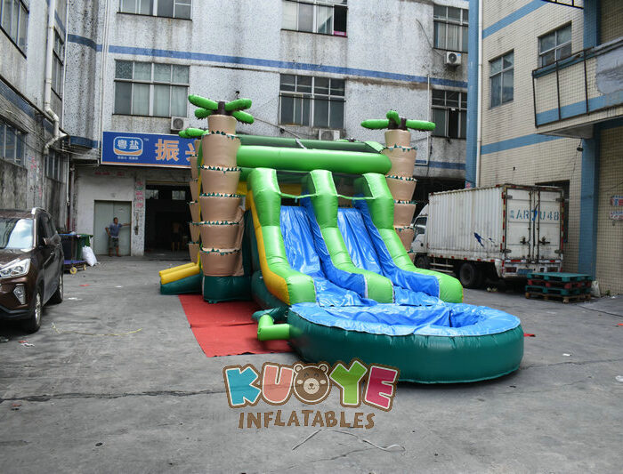 CB137 Jungle Bouncy House with Dual Slide Combo Units for sale 2