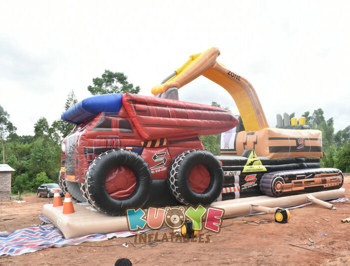 OC1809 Construction Zone Inflatable Obstacle Course Obstacle Courses for sale 2