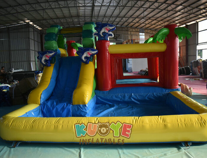 CB138 Caterpillar Water Jumping Castle Combo Units for sale 2