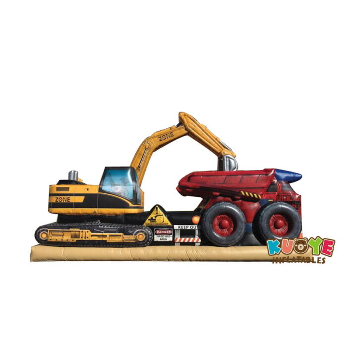 OC1809 Construction Zone Inflatable Obstacle Course Obstacle Courses for sale