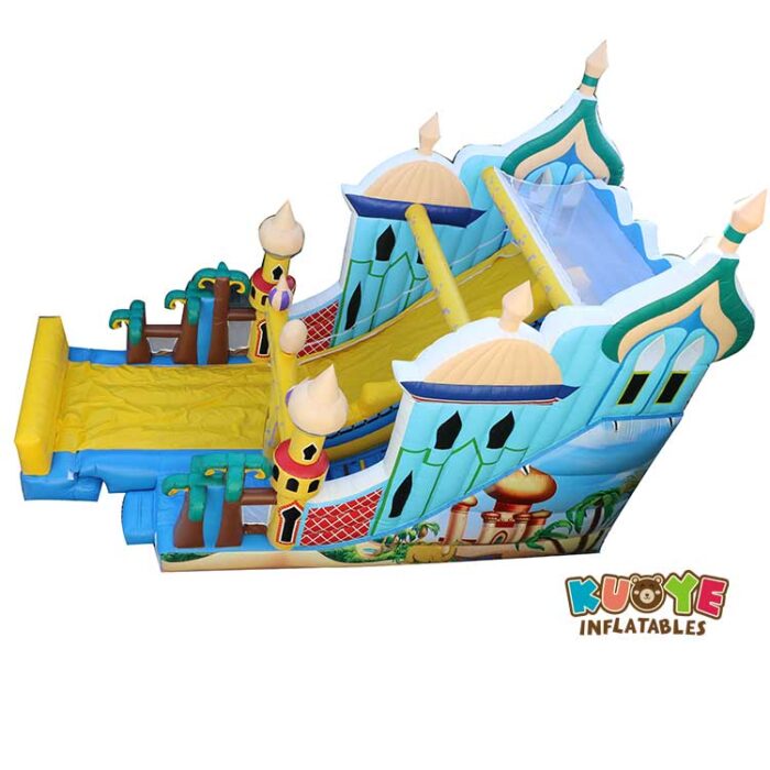 DS1803 Inflatable Castle High Slide Inflatable Slides for sale