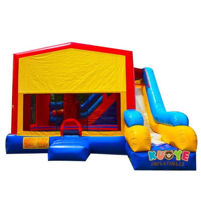 CB182 Module Combo Bounce House with Customs Banner Combo Units for sale