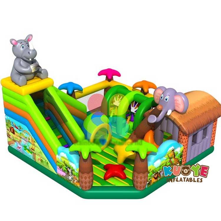 AP1843 Elephant Animal Inflatable Trampoline Playland Playlands for sale 5
