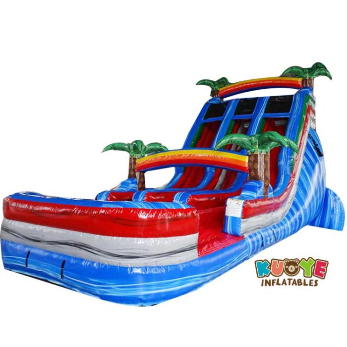 WS139 20ft Dual Lane Splash Center Climb Water Slide Water Slides for sale