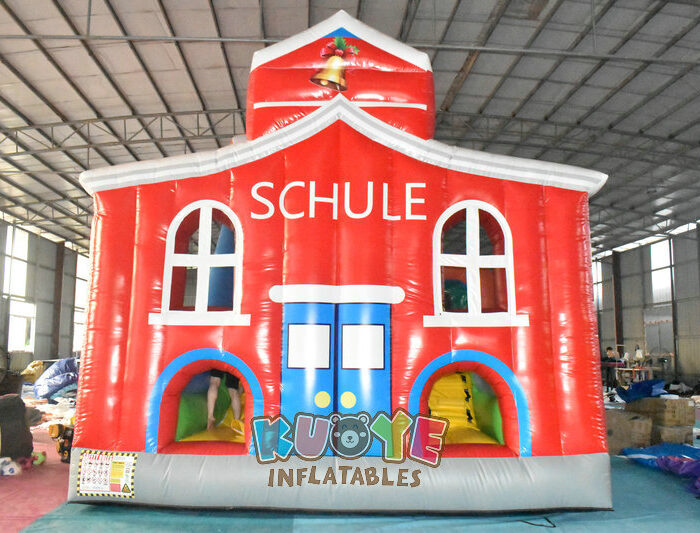 OC1825 School Bus Obstacle Inflatable Obstacle Courses for sale 2