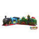 OC1839 Toddler Train Station Bouncy Obstacle Course Inflatable