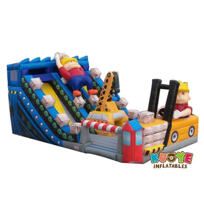 DS1813 Building Themed Inflatable Slide Inflatable Slides for sale