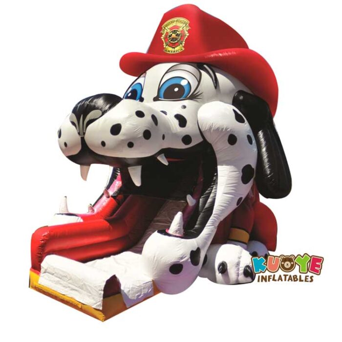 DS1815 3D Dog Inflatable Slide Inflatable Slides for sale