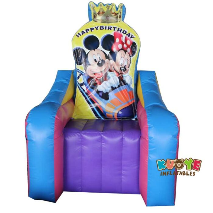 CS004 Mickey Mouse Club Throne Inflatable Chairs for sale 3