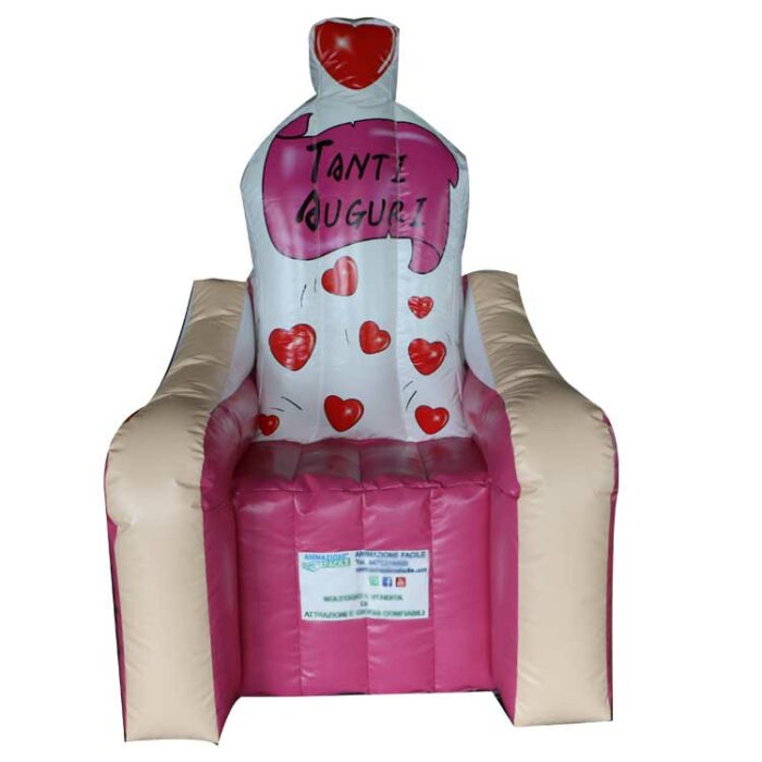 CS006 Princess Throne Inflatable Chairs for sale
