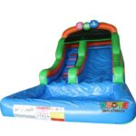 WS143 Multi Color Inflatable Water Slide